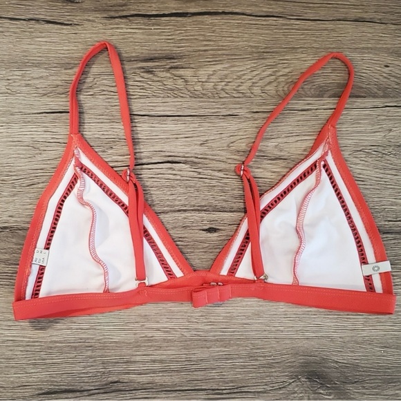 Rhythm my Bralette Bikini Top in Hibiscus & Rhythm dust bag - Picture 3 of 8